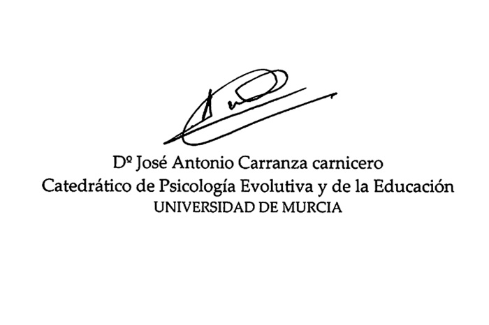 José Antonio Carranza Carnicero - Catedrático de Psicología Evolutiva y de la Educación Universidad de Murcia